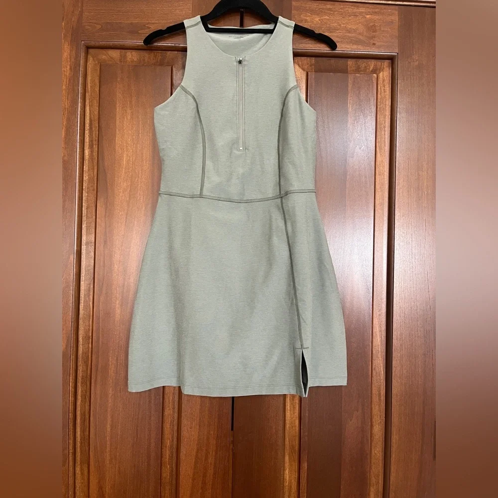Beyond Yoga - spacedye moveup mini dress grey sage - Picture 4 of 12